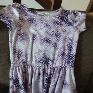 Dot dot smile purple dress